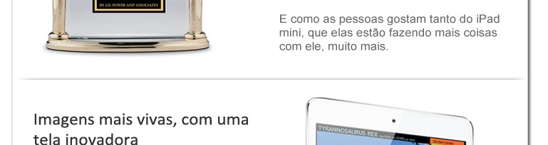 Imagens mais vivas, com uma tela inovadora