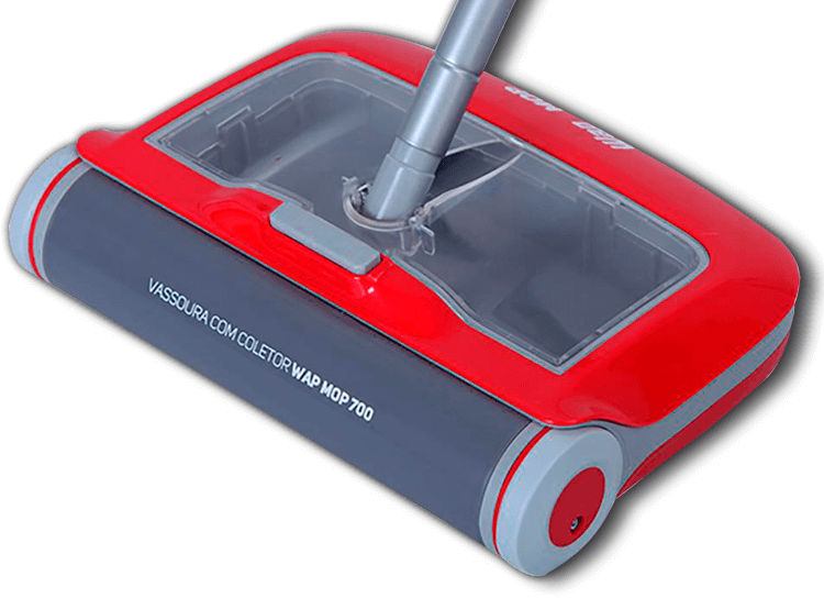 Vassoura Coletor Wap Mop 700 FW006114 Vermelha Cinza