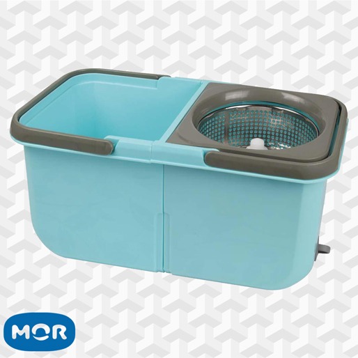 Esfregão Mop Limpeza Prática Mor 8297 balde válvula