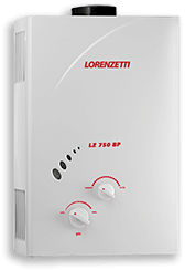 Aquecedor de Água a Gás Lorenzetti LZ 750BP Exaustão Natural Gás Natural Aquecedor Água Gás Lorenzetti LZ 750BP Exaustão Natural Gás Natural