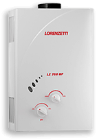 Ideal para locais de pouca pressão Aquecedor de Água Lorenzetti LZ 750BP segurança