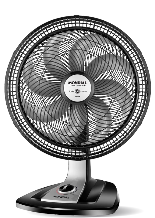 Ventilador de Mesa Mondial Turbo Force 8 com 40cm Ventilador Mesa Mondial Turbo Force 8 40cm