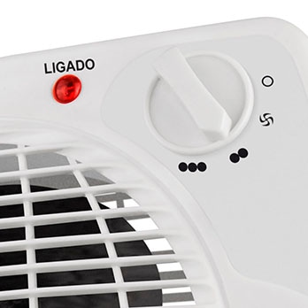 Aquecedor Dilleta da Cadence com botões