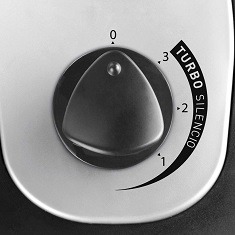 ventilador Arno Turbo Silencio Maxx Repelente TS55 Preto botão