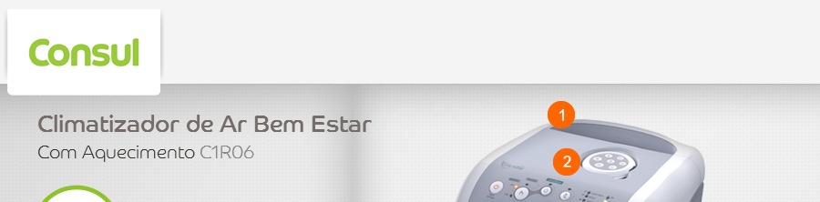 Climatizador de Ar Consul Bem Estar