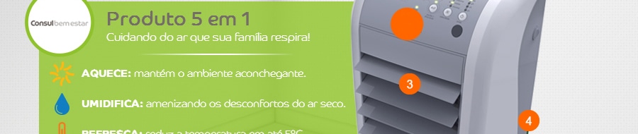 Climatizador de Ar Consul Bem Estar