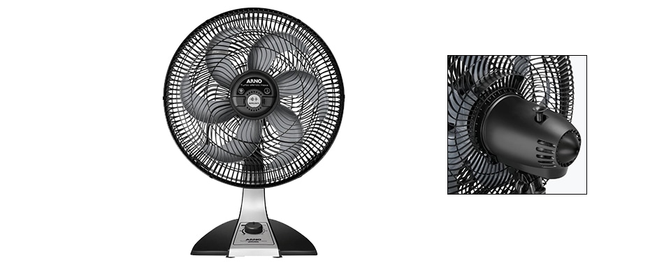 Ventilador Arno Turbo Silencio Maxx Repelente Seis Pás
