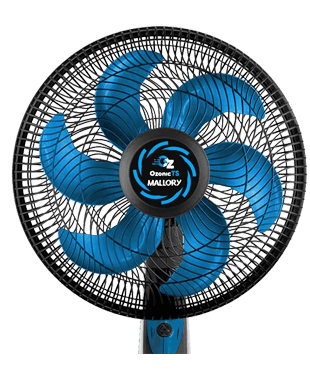 Equipamento bonito e arrojado Ventilador Mesa Mallory Ozônic TS grade removível ferro plástico