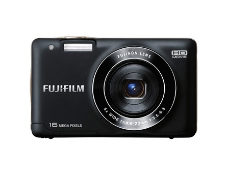 câmera digital Fujifilm Finepix JX580 Preta de frente