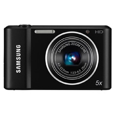 câmera Samsung ST 64 Preta de frente