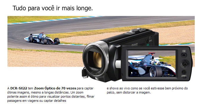 Zoom Óptico de 70x