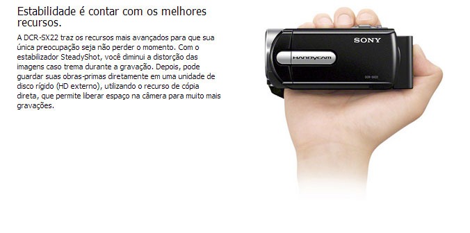 Estabilizador SteadyShot