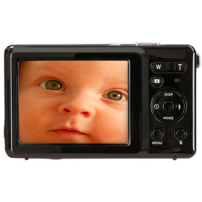Câmera Digital Tron Ishare Prata visor LCD 2,7 polegadas