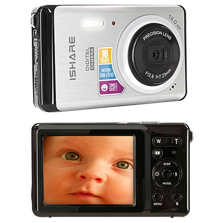 Câmera Digital Tron Ishare Prata