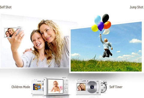 Máquina Fotográfica Samsung com Duplo Visor