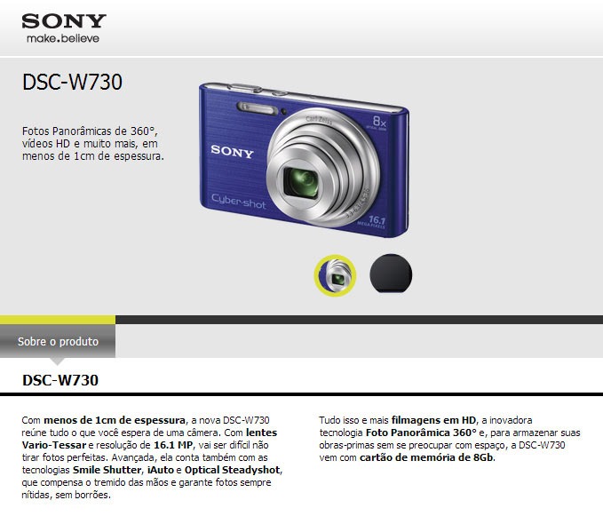 dsc-w730