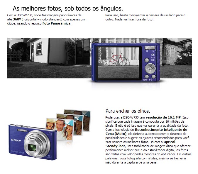 Melhore fotos sob todos os ângulos