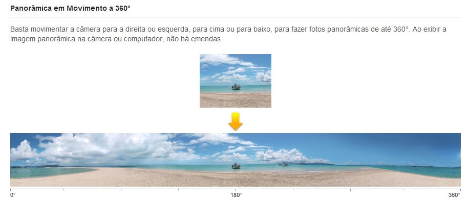 Panorâmica em Movimento a 360º