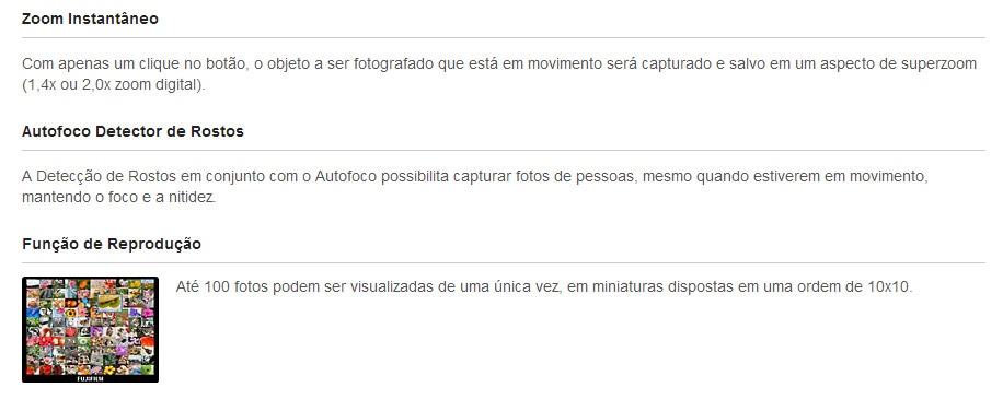 Autofoco Detector Rostos e 