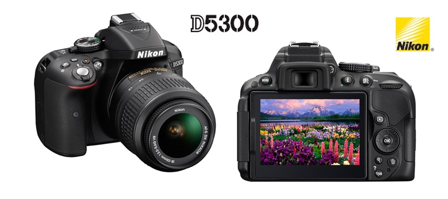 Câmera Digital DSLR Nikon D5300 Preta