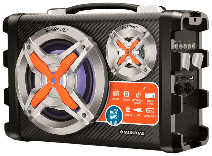Caixa Amplificada Mondial Multi Connect Thunder VII COM-07 Caixa Amplificada Mondial Multi Connect Thunder VII COM-07