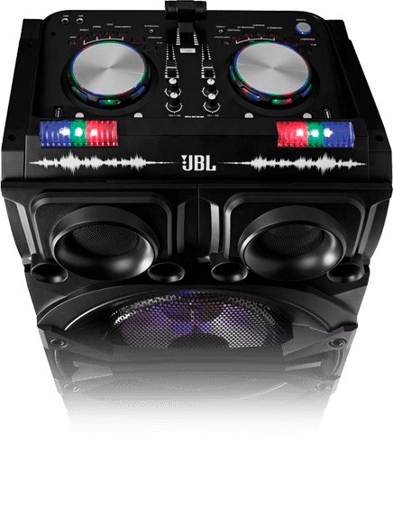caixa possui 1,19 metro de altura Caixa Amplificada JBL DJ Xpert J2515 altura