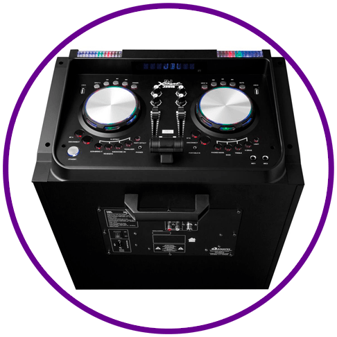 Aparelho é bivolt Caixa Amplificada JBL DJ Xpert J2515 voltagem