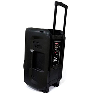 Use na vertical ou horizontal Caixa de Som Amplificada TRC 515 Microfone Fio