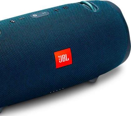 Até 15 horas de reprodução contínua Caixa Som Xtreme 2 JBL Azul 15 horas reprodução