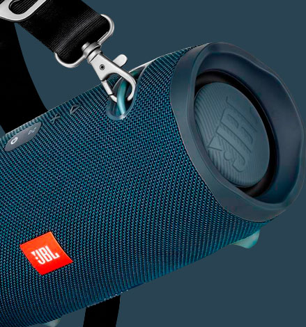 Reproduz em alto e bom som Caixa Som Xtreme2 JBL classificação IPX7