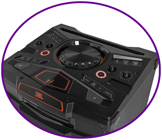 Caixa Amplificada JBLParty Xpert voltagem