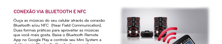 Mini System LG X-Boom Pro CM9940 Bluetooth NFC