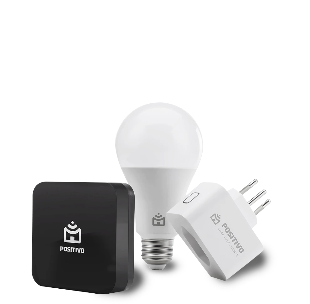 Kit Casa Conectada Positivo – 3 peças Kit Casa Conectada Positivo – 3 peças