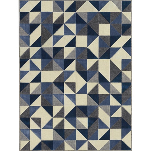 Estilo moderno lembra uma linda obra de arte abstrata Tapete São Carlos Supreme conforto resistência cerdas fibras naturais ultravioleta