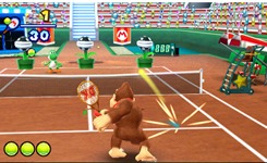 Modo Torneio Jogo Mario Tennis Open 3DS