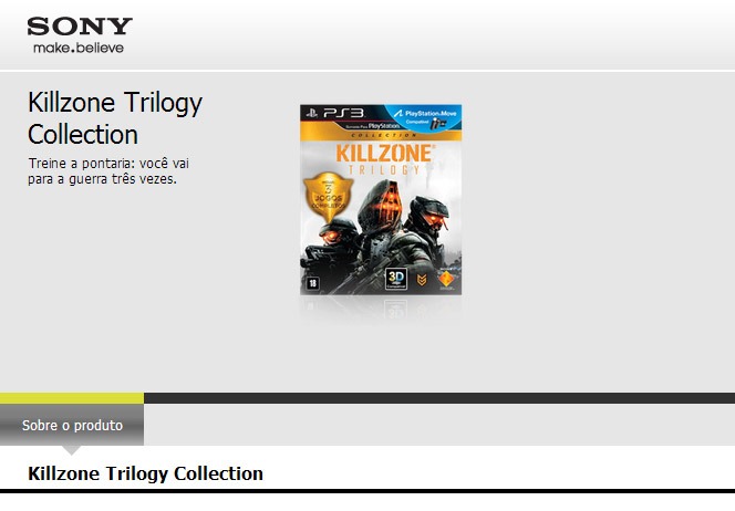 Jogo Killzone Trilogy Collection PS3