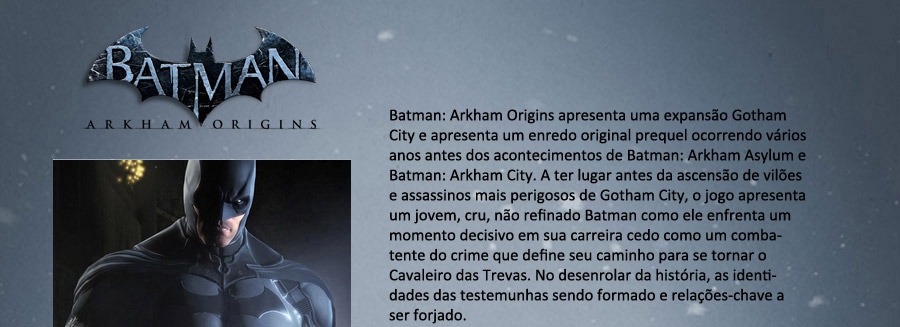Uma expansão de Gotham City em Batman: Arkham Origins
