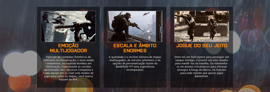 Participe de frenéticos combates no modo multiplayer com sete modos de jogo