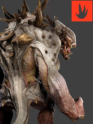 ps4 playstation jogo evolve game monstro goliath