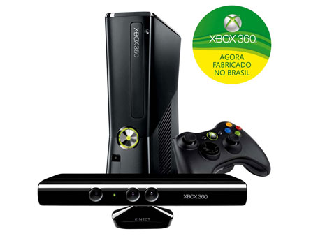Microsoft Xbox 360 com Kinect - Jogue sem controles, usando os movimentos do corpo