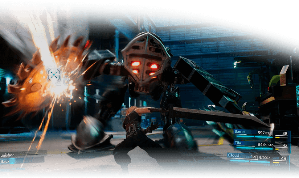 Gráficos criados do zero com Unreal Engine 4 Fantasy VII Remake gráficos jogabilidade