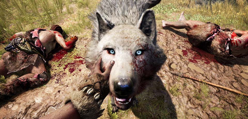 Far Cry primal animais selvagens feras
