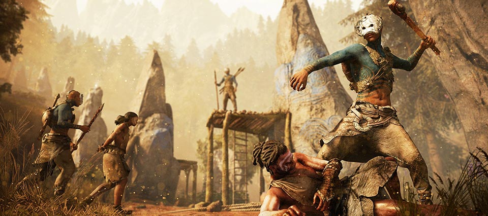 Jogo Far Cry Primal PS4 tribos combates pré-história