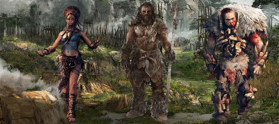 Far Cry Primal ubisoft personagens