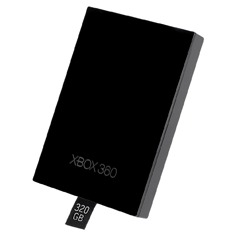HD 320GB Microsoft para X360 Preto em pé