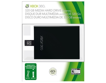 HD 320GB Microsoft para X360 Preto