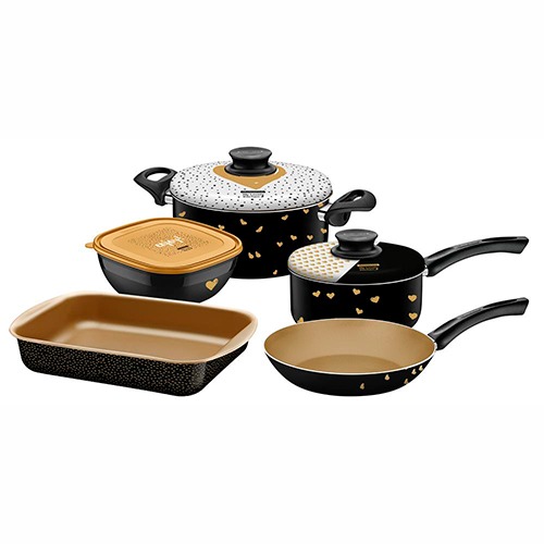 Conjunto de Panelas Tramontina My Lovely Kitchen 5 Peças