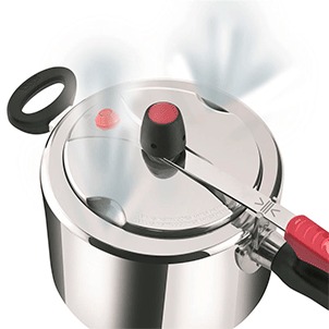 Safe Plus: sistema de segurança que libera o vapor em caso de entupimento entupimento sistema segurança libera vapor panela segura