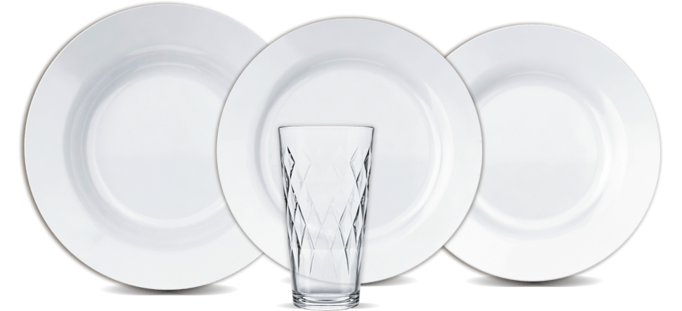 Aparelho de Jantar 16 peças Opaline Duralex Aparelho de Jantar 16 peças Opaline Duralex
