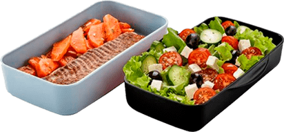 Produto livre de BPA Marmita Lunch Box Electrolux Compartimento Duplo